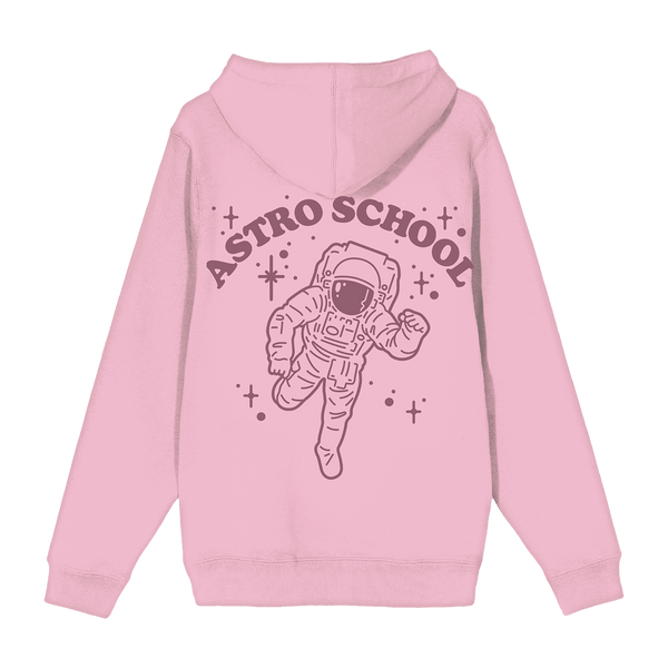 ASTRO SCHOOL HOODIE (BABY PINK)