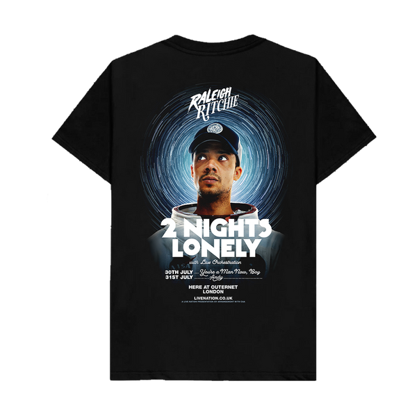 2 NIGHTS LONELY LIMITED EDITION EVENT TEE (BLACK)