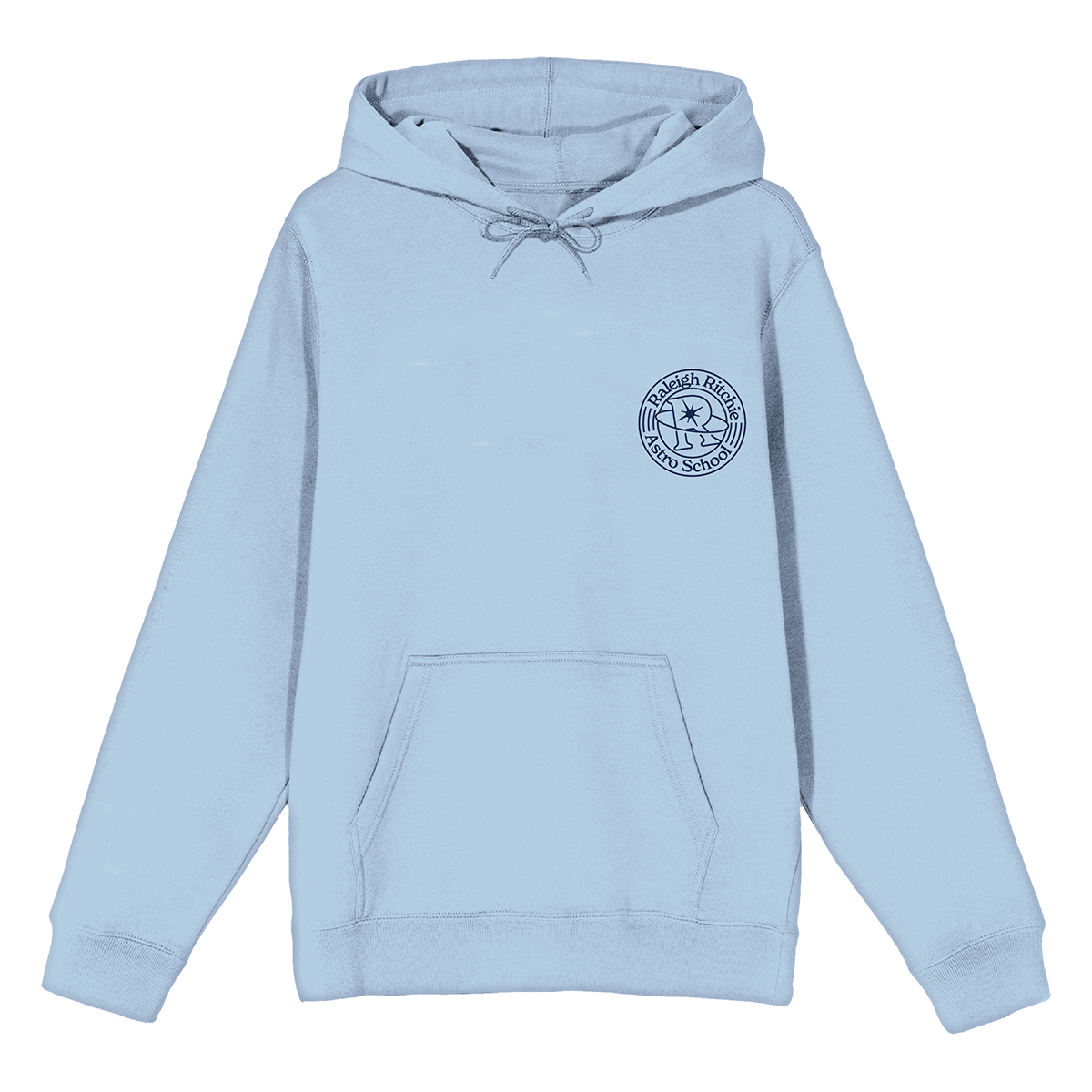 ASTRO SCHOOL HOODIE BABY BLUE Raleigh Ritchie