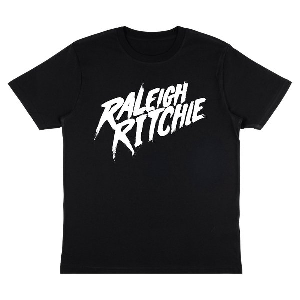 CLASSIC RR LOGO T-SHIRT (BLACK/WHITE LOGO)