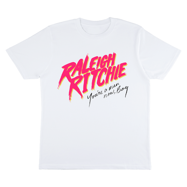 RALEIGH RITCHIE 'YAMNB' T-SHIRT (WHITE)