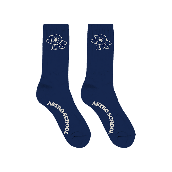 ASTRO SCHOOL SOCKS (BLUE)