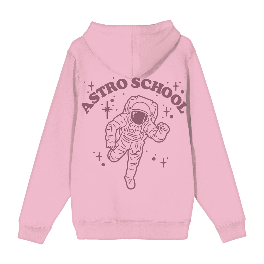 ASTRO SCHOOL HOODIE BABY PINK